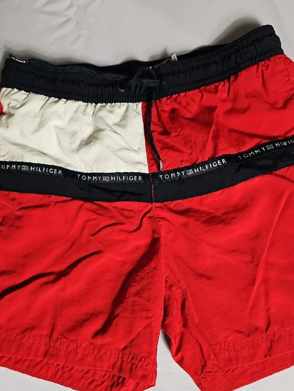 Tommy Hilfiger Red, Navy & White Boy Hybrid Shorts